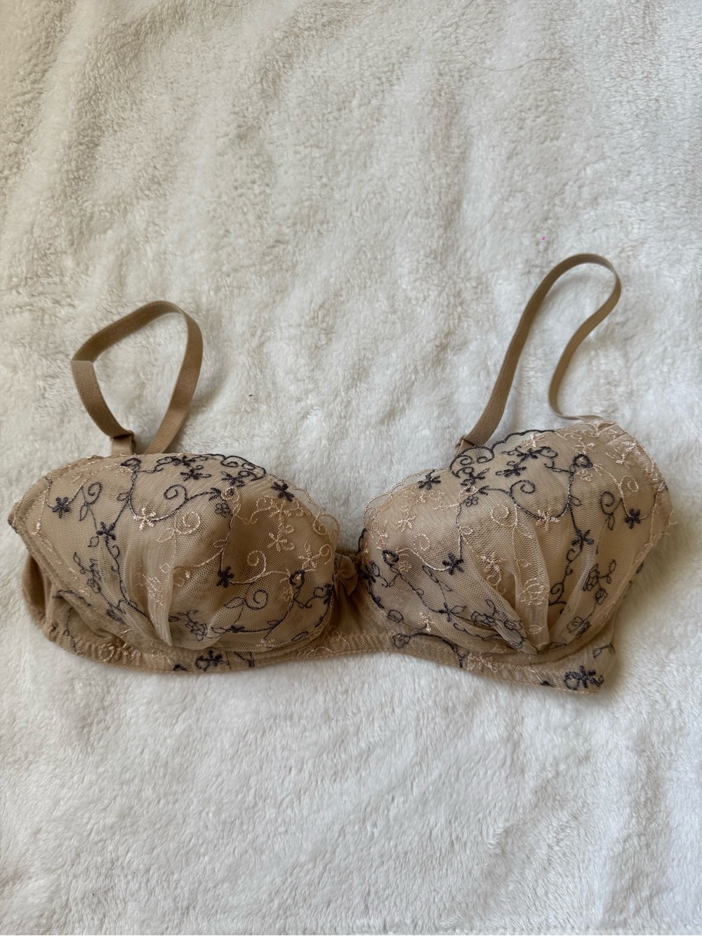 Japanese Lace Embroidered Bra